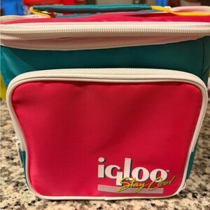Igloo Vibrant Pink and Teal Cooler